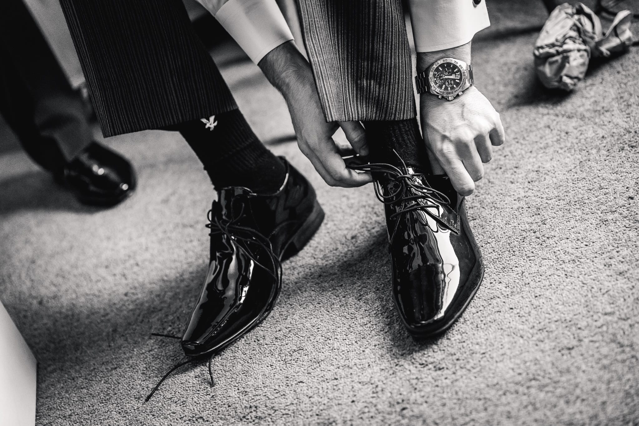 groom preparation