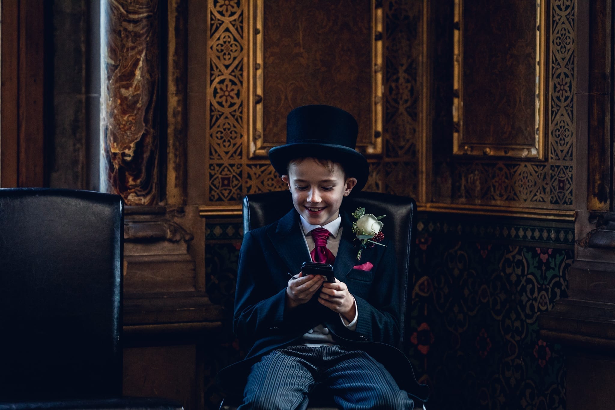 page boy suit